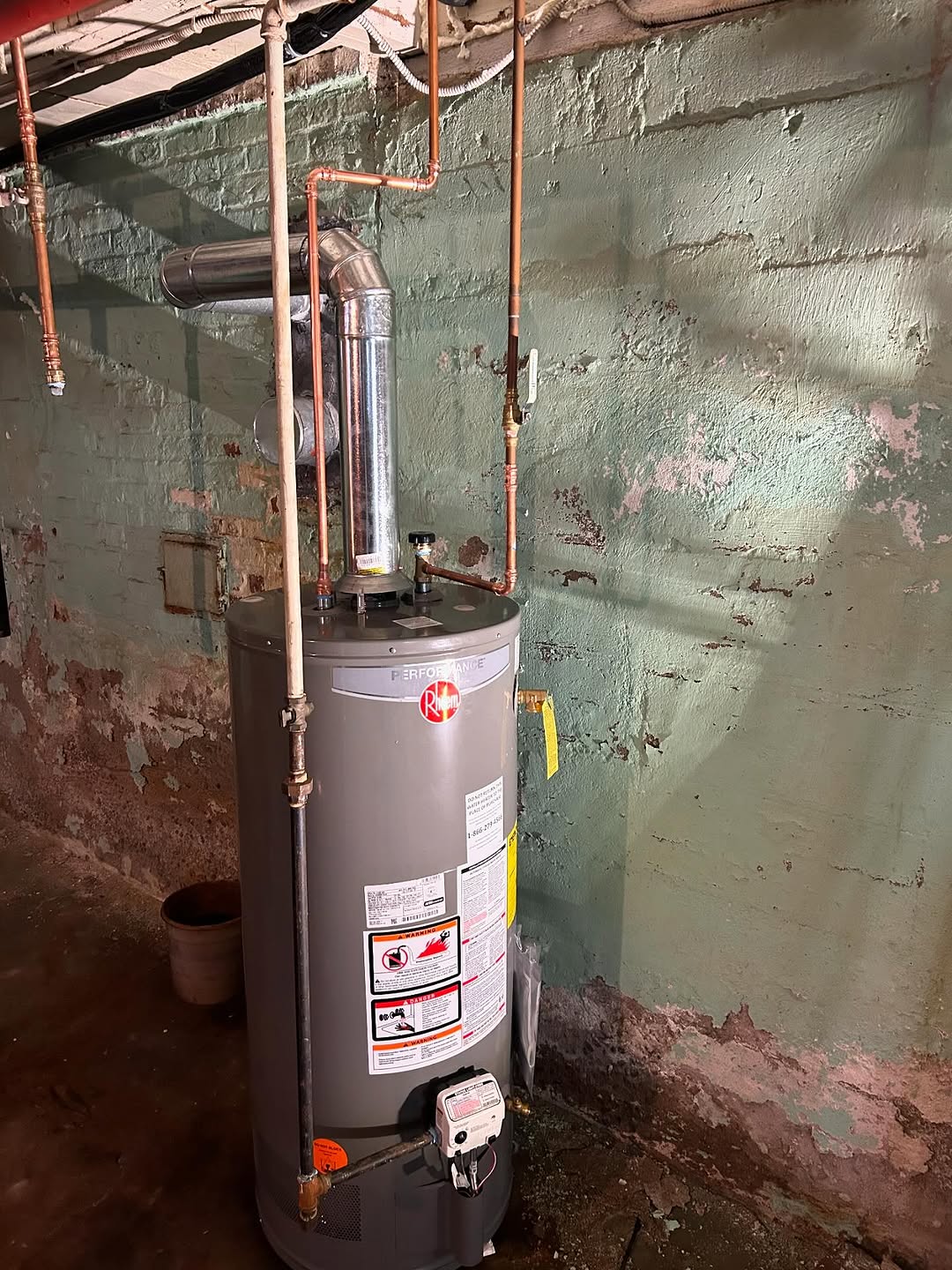 Atmospheric Water Heater Install — photo 2