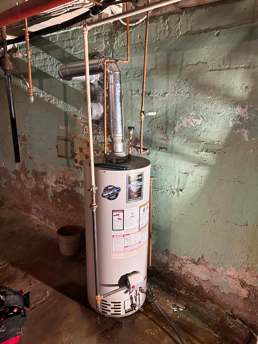 Atmospheric Water Heater Install — photo 4