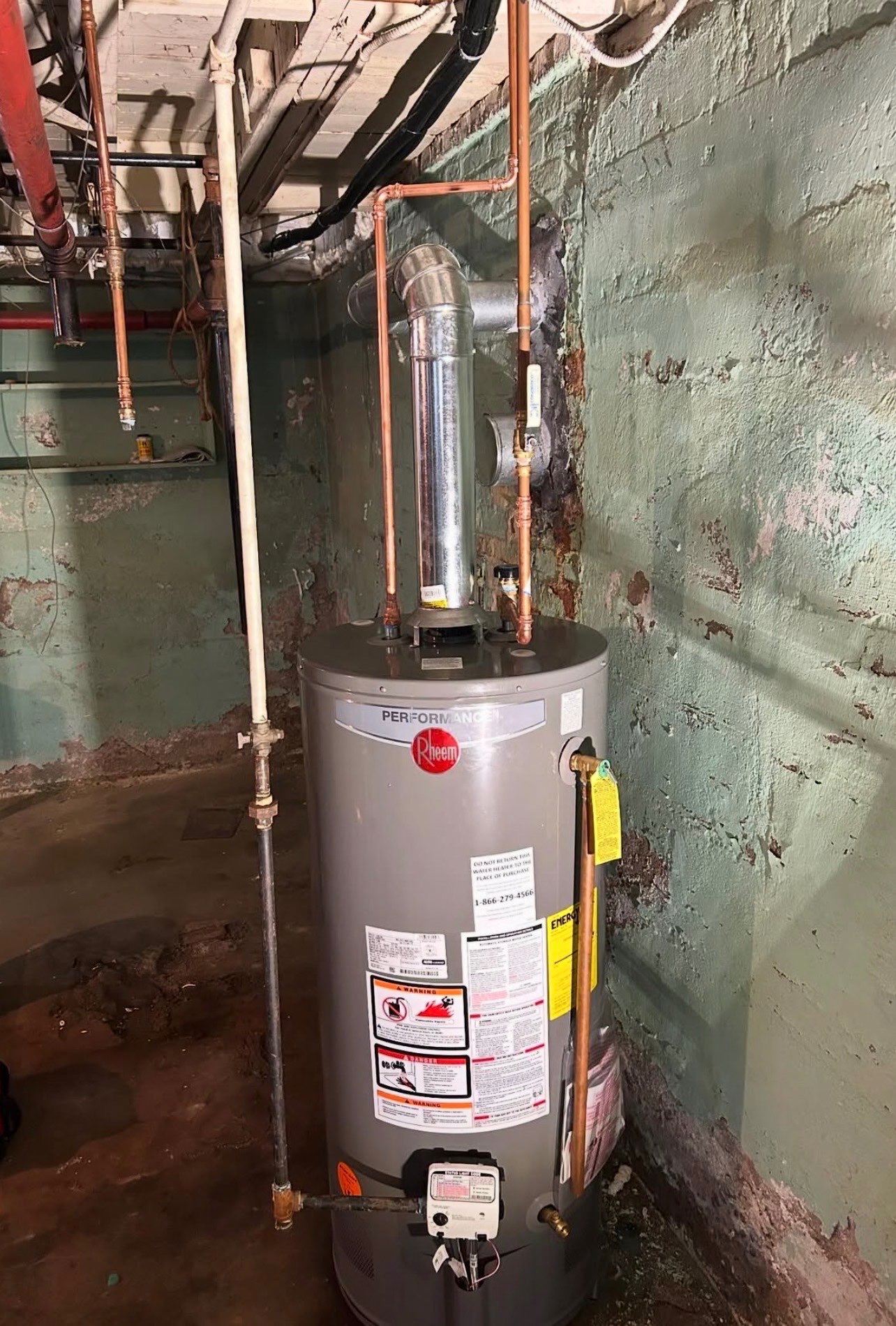 Brick Cellar Water Heater — photo 2